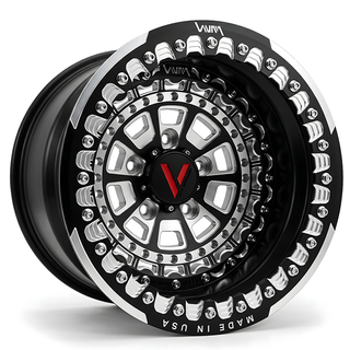 vnm forged 15 inch 17" v-7 forged beadlock wheel for polaris pro r turbo r xpedition side by side vehicles metal fx off road wheels utv wheels method race wheels custom powder coating