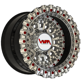 vnm forged v-7 beadlock wheels, jeep rims, jeep wheels, offroad wheels, 8 lug wheels, 8x170 8x6.5 8x180 with floating caps