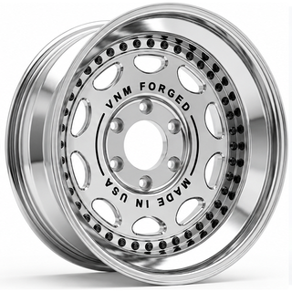 vnm forged wheels classic CS-01 in polished with custom engrving  better than pro wheels, raceline offroad