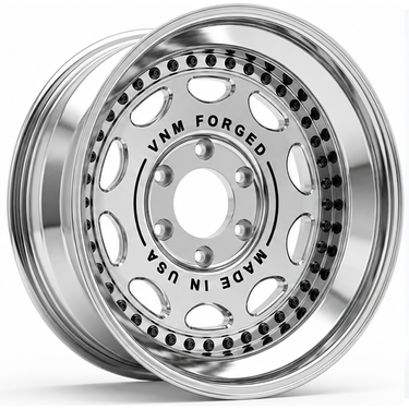 vnm forged wheels classic CS-01 in polished with custom engrving  better than pro wheels, raceline offroad