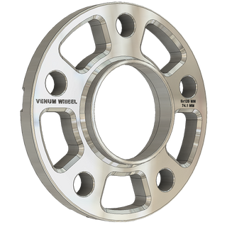 billet aluminum bmw wheel spacers hub centric 5x120 mm 7.26 hub bore wheel bore for E39 chassis 525i, 528i, 530i, 540i, M5 custom made rim spacer