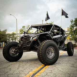 35 inch tires on a can am x3 polished wheels vnm forged