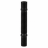 Black threaded wheel stud on a white background
