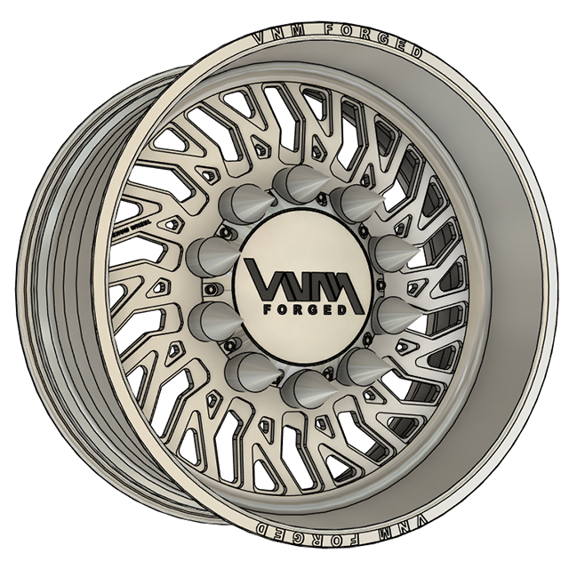 vnm forged super single wheels inferno style, 22x14 , super singles, dually wheels, forged wheels