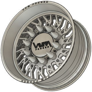 vnm forged wheels, the inferno style, dually wheels, super single rims, super single wheels, 10x285 style 22x14, 20x12, 24x12, 22x12, 24x14, 26x12