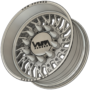 vnm forged wheels, the inferno style, dually wheels, super single rims, super single wheels, 10x285 style 22x14, 20x12, 24x12, 22x12, 24x14, 26x12