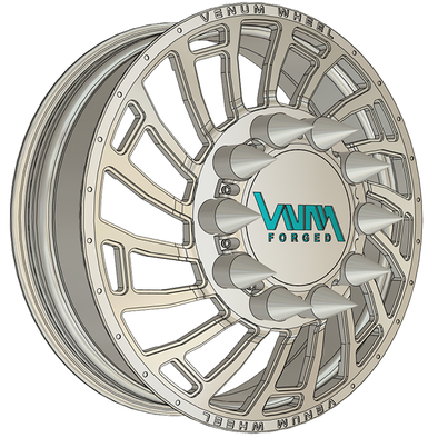 Fierce Dually VNM Forged Aluminum Wheels W/ Adapters & Billet Caps