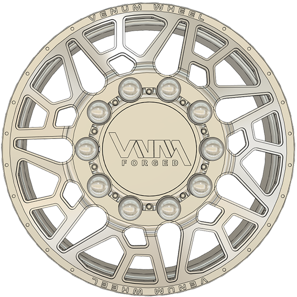 Forrio Dually VNM Forged Aluminum Wheels W/ Adapters & Billet Caps