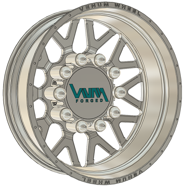 Halves Rims Rectangle V-14 Half Truth VNM Forged Dually Wheels 10x285.75 Custom Made Rims ...
