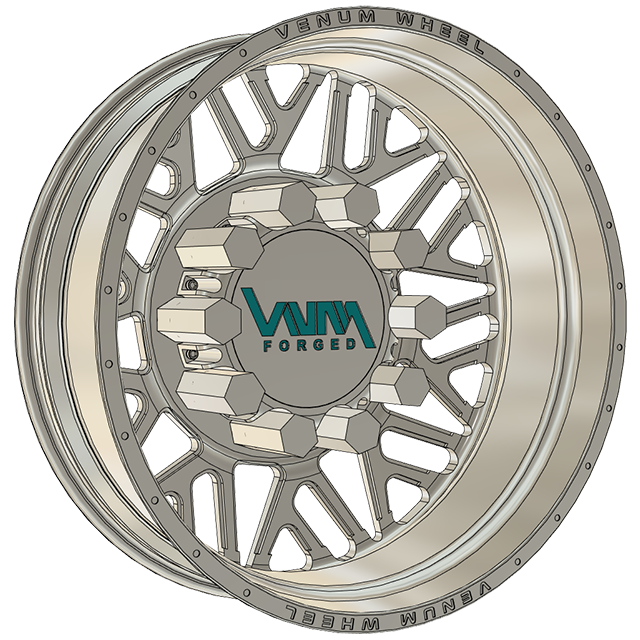 Vyper Dually VNM Forged Aluminum Wheels W/ Adapters & Billet Caps