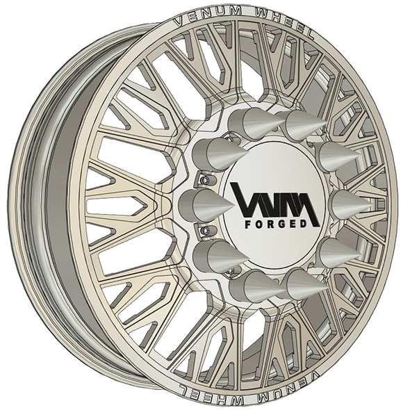 The Argo Dually VNM Forged Aluminum Wheels W/ Adapters & Billet Caps