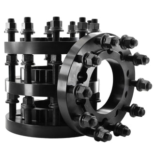 10x7.25 to 10x285 wheel adapters hub centric for 1988-1998 Ford F-450 E53  10 lug wheel spacers Alcoa Made in USA
