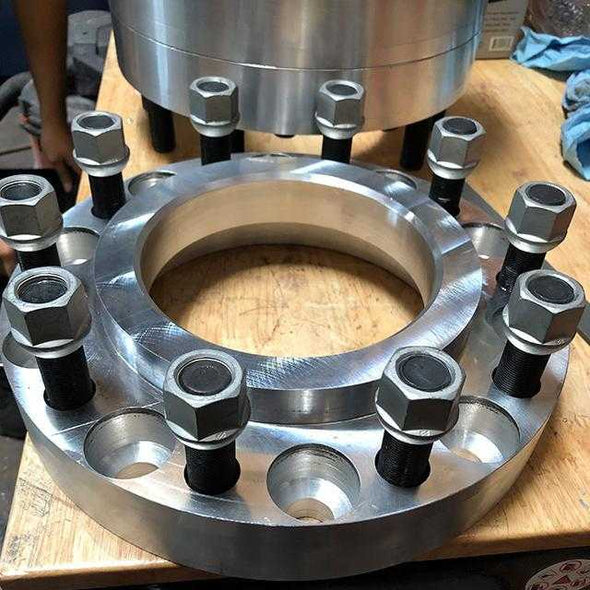 10x285.75 To 10x285.75 10 Lug Wheel Adapters Hub Centric Billet 1" To 3" Thick Material: Billet Aluminum 6061 Limited Lifetime Warranty