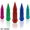 12x1.5 Short Spike Lug Nuts - Various Colors