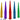 32 Pc 9/16-18 Spike Lug Nuts 6" Tall - Powder Coated - Various Colors