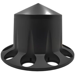 10 Lug Hub Caps Spikes ABS Thread On Rear 10x285.75 MM. These Are Made Out of ABS Plastic Sold as A Set | 1 Set = 1 Hub Cap + 10 Spike Caps Available In Black & Chrome A Must if Installing New Wheels. Show Shine Finish. 