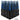1 pc 12x1.25 black and illusion blue berg twist swirl spike lug nuts black widow 