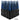 24 pcs 12x1.25 black and illusion blue berg twist swirl spike lug nuts black widow 
