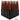 32 pcs 9/16-18 black and illusion copper twist swirl spike lug nuts black widow 