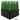20 pcs 1/2-20 black and illusion greem ice twist swirl spike lug nuts black widow 