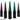 24 pcs 12x1.25 black widow multiple colors twist swirl spike lug nuts main picture