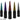 24 pcs 1/2-20 black widow multiple colors twist swirl spike lug nuts main picture