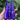 1 pc 14x2 candy purple spike lug nuts 4.5" tall powder coated durable coating