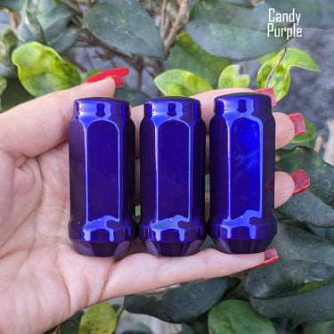 1 Pc 1/2-20 Acorn Closed End Lug Nuts 2" Tall - Powder Coated