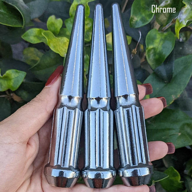 Rdcobra91 32-Piece Purple Lug Nuts For Chevy Silverado 2500 3500 HD – M14x1.5, 7-Spline