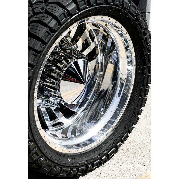 Fierce Dually VNM Forged Aluminum Wheels W/ Adapters & Billet Caps
