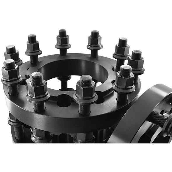 10x225 to 10x285.75 wheel spacers adapters 2008-2011 Dodge Ram 4500 8 to 10 lug Fully Hub Centric Made in USA Alcoa