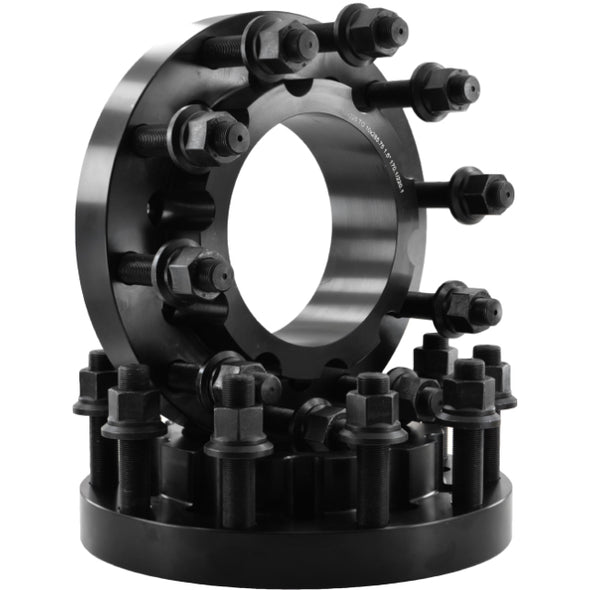 8x6.5 to 10x285.75 wheel adapters conversion to semi wheels 8 to 10 lug wheel adapters 1.5" thick made in usa alcoa Fully hub centric
