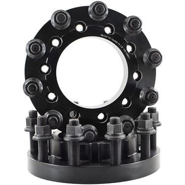 8x6.5 to 10x285.75 wheel adapters conversion to semi wheels 8 to 10 lug wheel adapters 1.5" thick made in usa alcoa Fully hub centric
