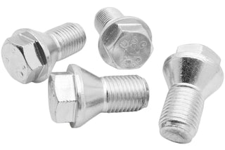 Steel mounting lug bolts 12x1.5 conical seat short head lug bolts 