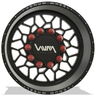 black dream break venum wheel venum forged wheels ghost 10 lug 10x285 simulation for 8x170 8x180 8x6.5 vehicles Silverado 2500 sierra 2500 f250 f350 ram 2500 3500 8 lug 10 lug F-450