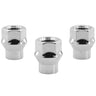 extended thread steel 12x1.5 1" tall open end lug nuts 19mm hex