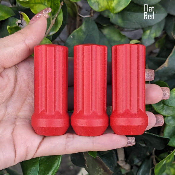 1 Pc 9/16-18 7-Spline Lug Nuts 2" Tall - Powder Coated