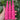 24 pc 14x1.5 gloss hot pink spike lug nuts 4.5" tall powder coated durable coating