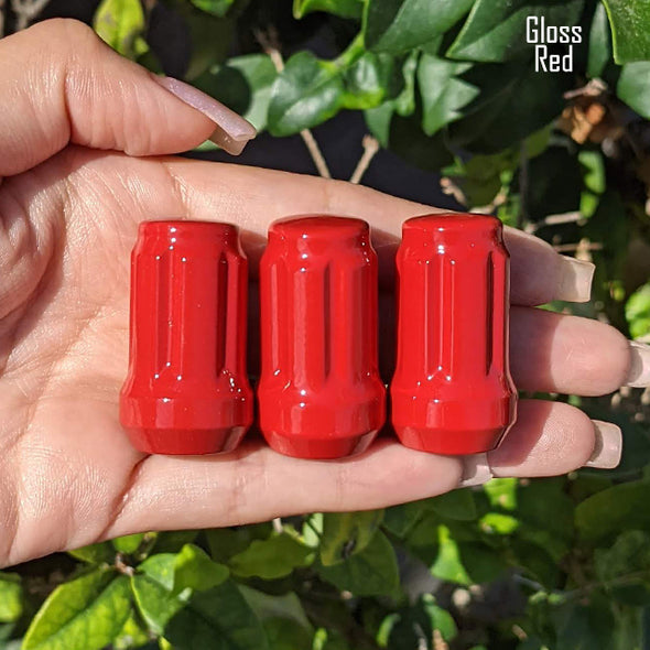 1 Pc 12x1.25 6-Spline Lug Nuts 1.36" Tall - Powder Coated