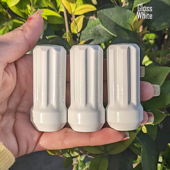 1 Pc 9/16-18 7-Spline Lug Nuts 2" Tall - Powder Coated