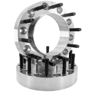 8x170 To 8x200 Wheel Adapters Hub Centric Billet Dually Conversion Made Out of USA Grade 6061 T-6 Aluminum Billet Bars. Fully Hub Centric.