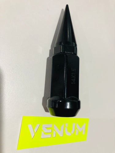 14x1.5 TWO Piece Short Spike Lug Nut - Various Colors