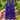 20 pc 12x1.5 illusion blue spike lug nuts 4.5" tall powder coated durable coating prismatic powder coating
