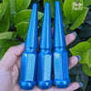 1 pc 9/16-18 illusion pacific spike lug nuts 4.5" tall powder coated durable coating prismatic powder coating