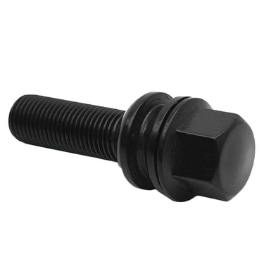 Black Porsche OEM Ball Seated Lug Bolts | M14x1.5 | 19 MM Hex