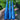 24 pc 14x2 sparkle blue spike lug nuts 4.5" tall powder coated durable coating