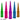 20 pc 1/2-20 custom color spike spline lug nuts 4.5" tall powder coated durable coating prismatic powder