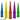 24 pc 14x2 custom color spike spline lug nuts 4.5" tall powder coated durable coating prismatic powder