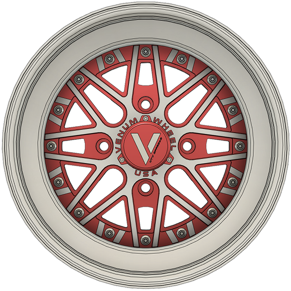 V-2 UTV Wheels Billet Aluminum Lightweight For Can Am Rzr Yxz