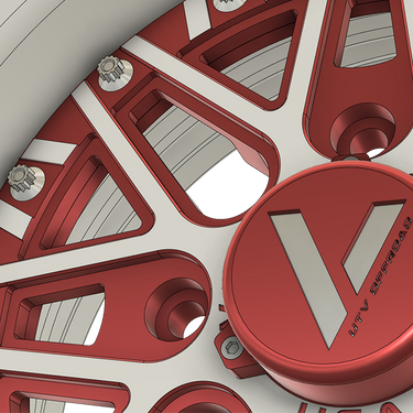V-2 UTV Wheels Billet Aluminum Lightweight For Can Am Rzr Yxz